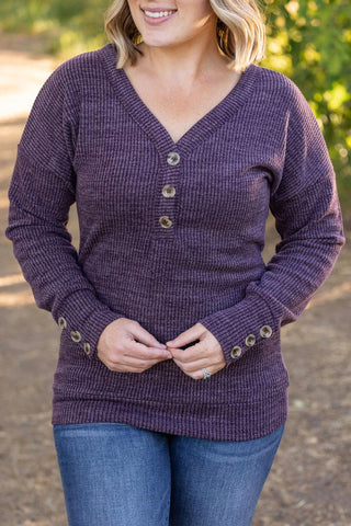 Michelle Mae - Brittney Button Sweater