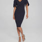 Joseph Ribkoff - Beaded Detail Tulip Sleeve Dress