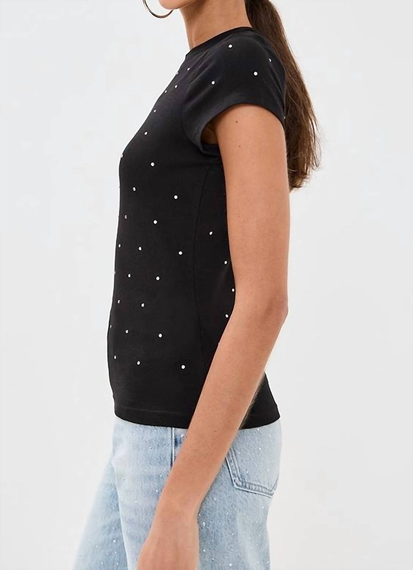 Good American - Crystal Baby Tee