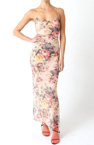 Olivaceous - Fiona Floral Dress