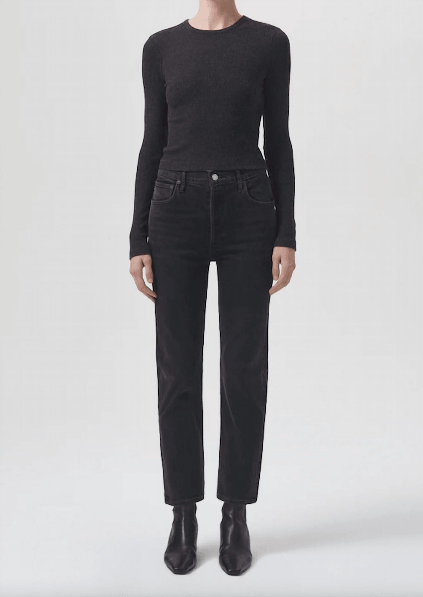 Agolde - Riley Long Straight Jeans