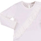 Emc - Girls' Long Sleeve Asymmetric Ruffle Tee