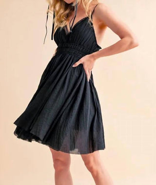 Trendsi - Aemi+Co Lace Detail Mini Cami Dress