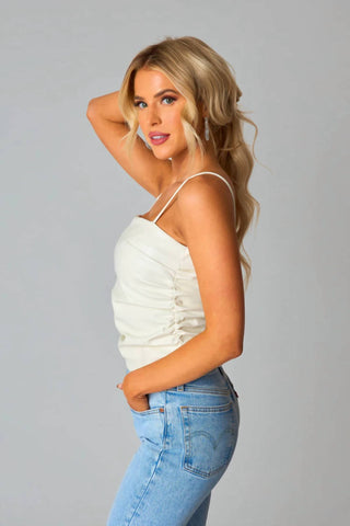 Buddylove - Jolee Vegan Leather Tank Top