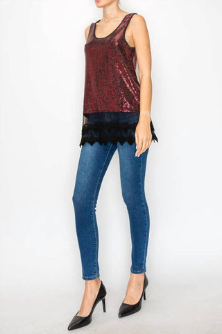 Origami - Women's Sparkly Tank Top