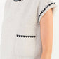 Thml - Sleeveless Tweed Top