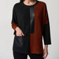 Joseph Ribkoff - Boxy Colorblock Sweater Top