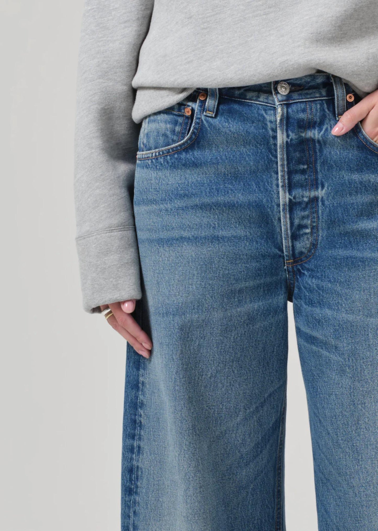 Citizens Of Humanity - Ayla Raw Hem Crop Jeans