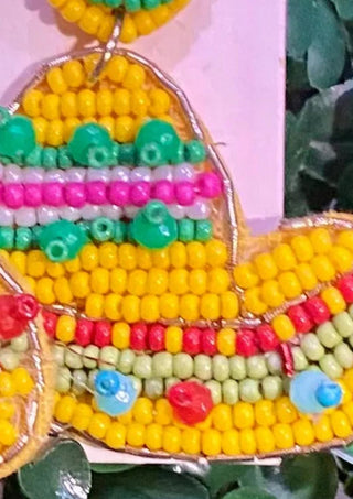 Bosuk - Women's Fiesta Sombrero Beaded Earrings