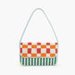 America & Beyond - Women's Sunset Check Shoulder Bag