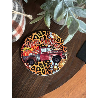 Julia Rose - Happy Fall Y'all Coasters (Set of 2)