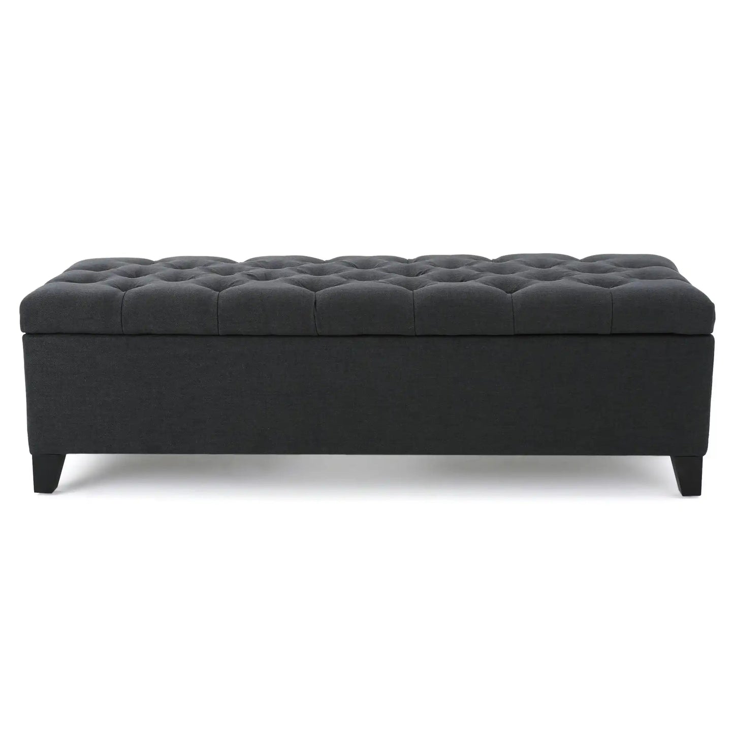 Glouster - Contemporary Storage Ottoman With Button Tufted Design