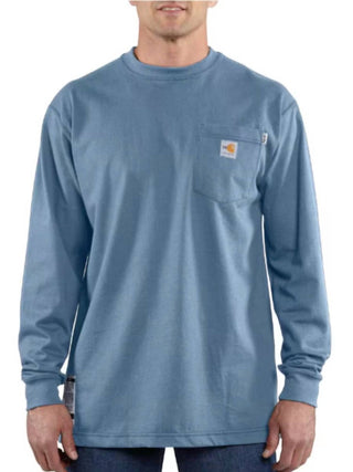 Carhartt - Men's Flame Resistant Cotton Long Sleeve T-shirt - Plus