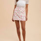 Anniewear - The Floral Denim Mini Skirt