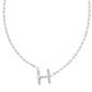 Kendra Scott - Women's Pearl Letter H Pendant Necklace