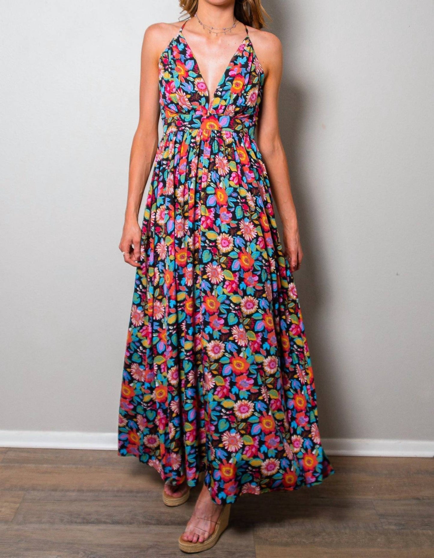 Sweet Generis - Plenty Of Petals Floral Maxi Dress
