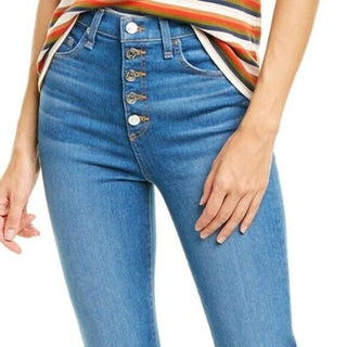 Veronica Beard - Carly High Rise Crop Flare Jeans