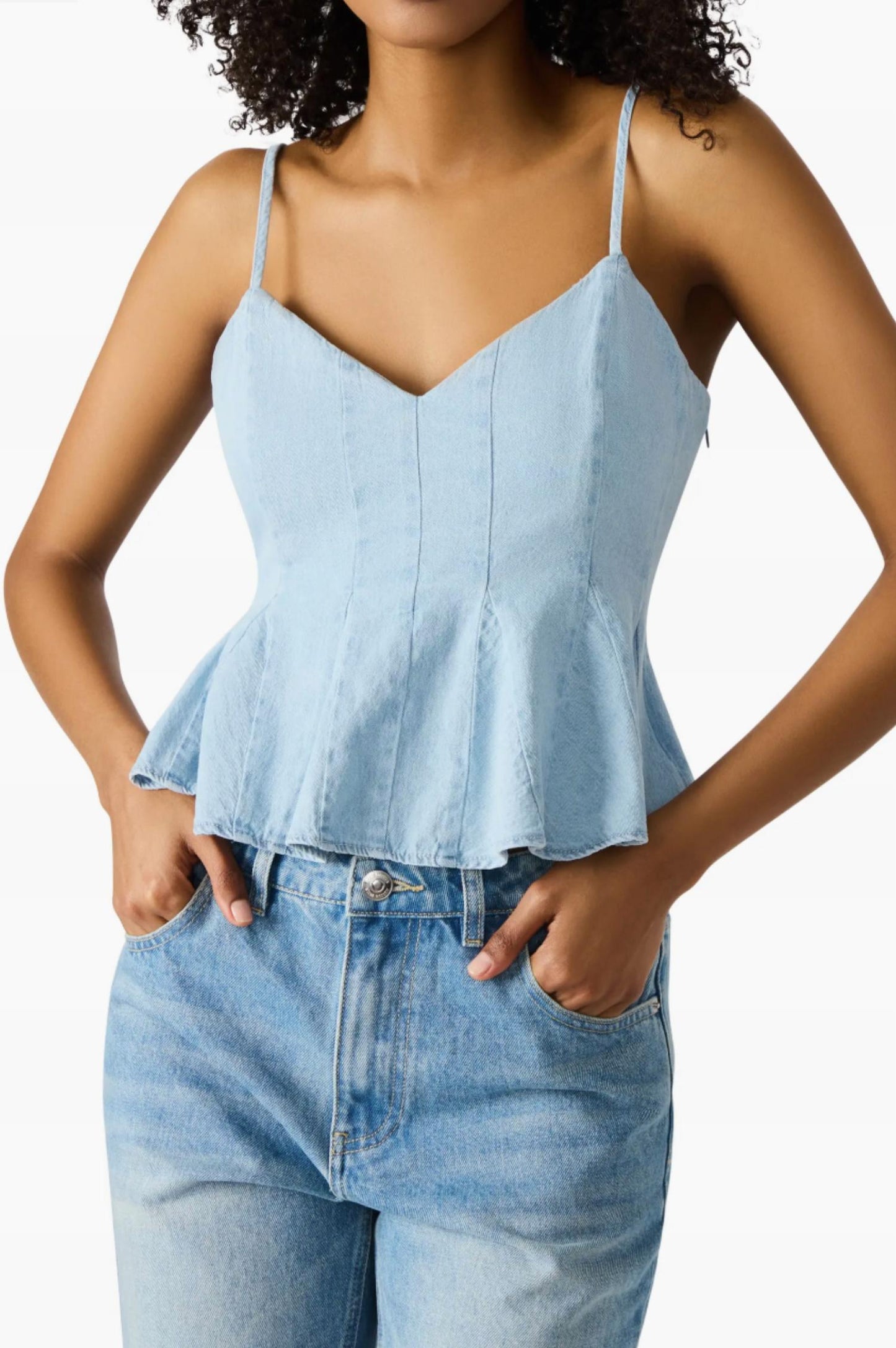 Steve Madden - Demi Flared Hem Top