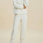 Double Take - Textured Top and Pants Set