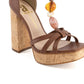 Andrea - Women's High Heel Sandals With Ornamental Stones