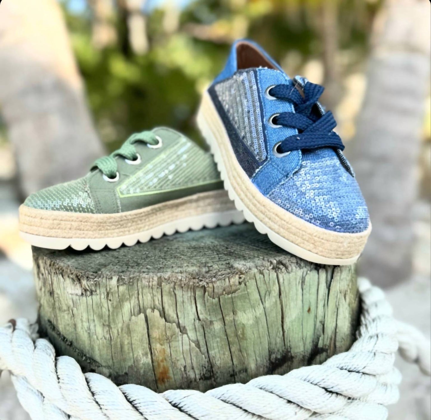 Love Rio - Women's Maisie Sequin Sneakers