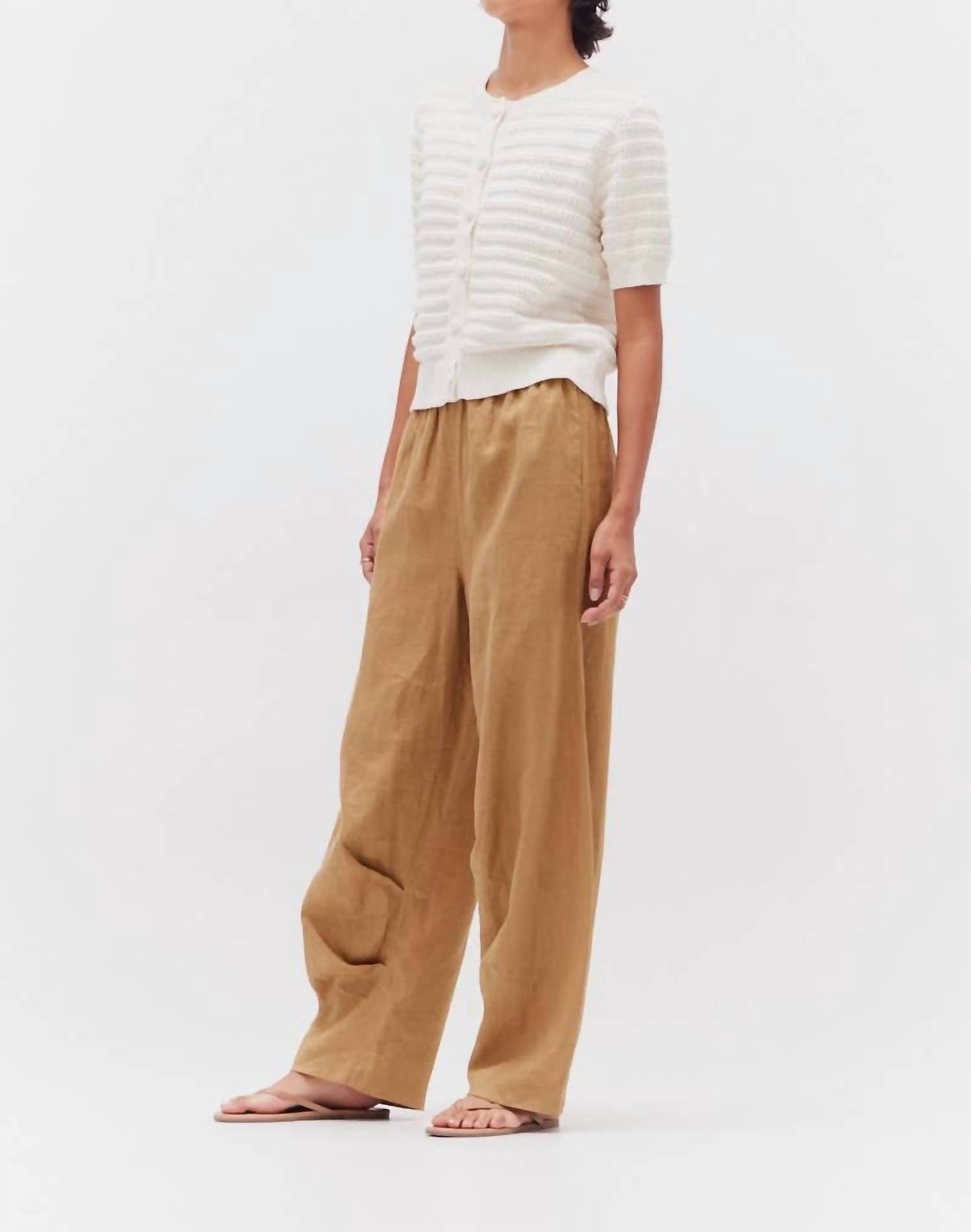 Grade & Gather - Cropped Short Sleeve Cardigan