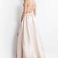 Rachel Allan - Beaded Matte Satin Two-piece Prom Dress