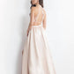 Rachel Allan - Beaded Matte Satin Two-piece Prom Dress