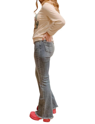 Risen - Hannah Vintage High Rise Flare Denim Jean