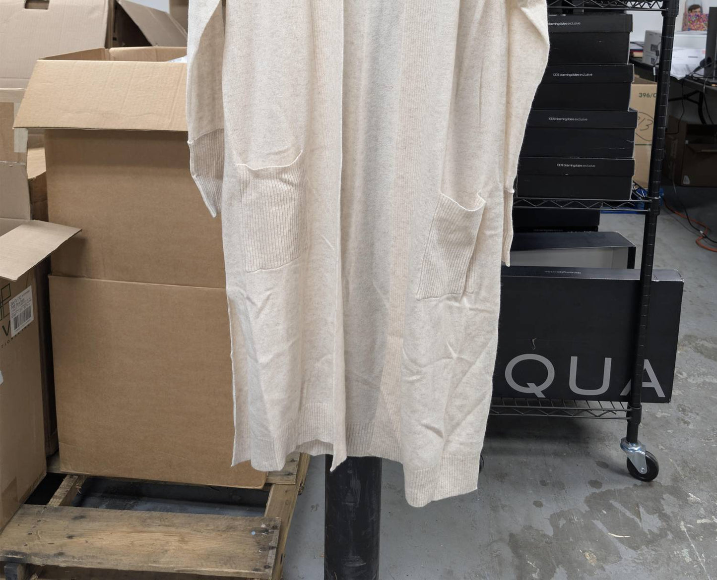 Aqua - Long Sleeve Textured Sweater