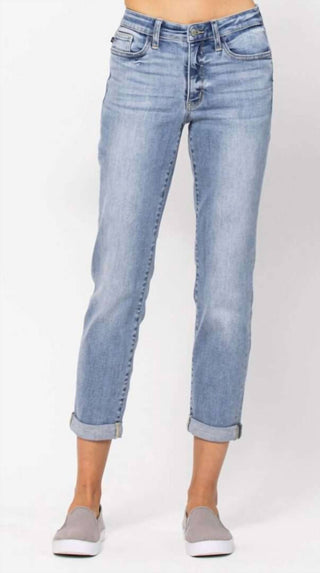Judy Blue - Midrise Boyfriend Jeans