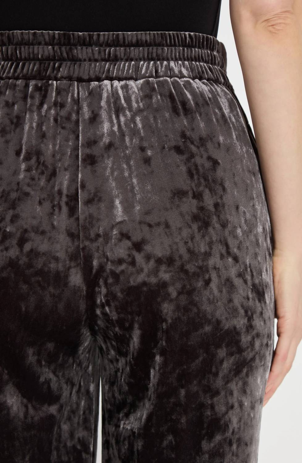 Lysse - Crushed Velvet Wide Leg Pants