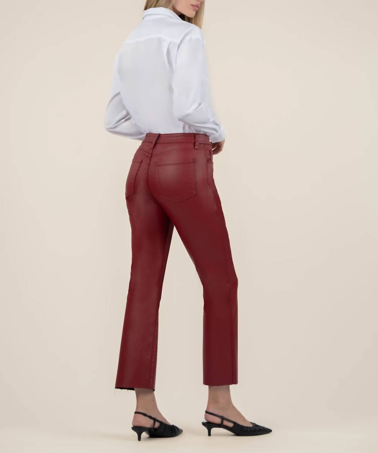 Kut From The Kloth - High-rise Leather Pants