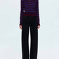 Pistola - Tate High Rise Bowed Wide Leg Jeans
