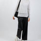 Autumn Cashmere - Cashmere Fringe Crew Sweater With Side Slits