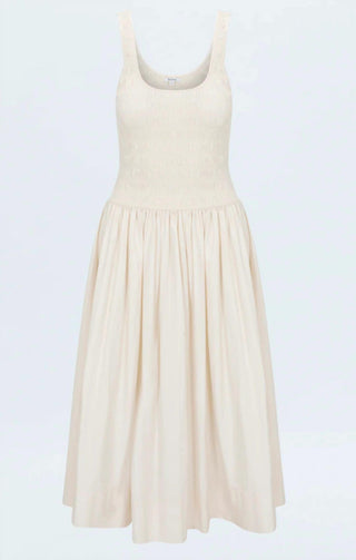 Pistola - Alessia Smocked Drop Waist Midi Dress