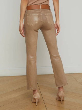 L'Agence - Tati High Rise Cropped Micro Boot Jean