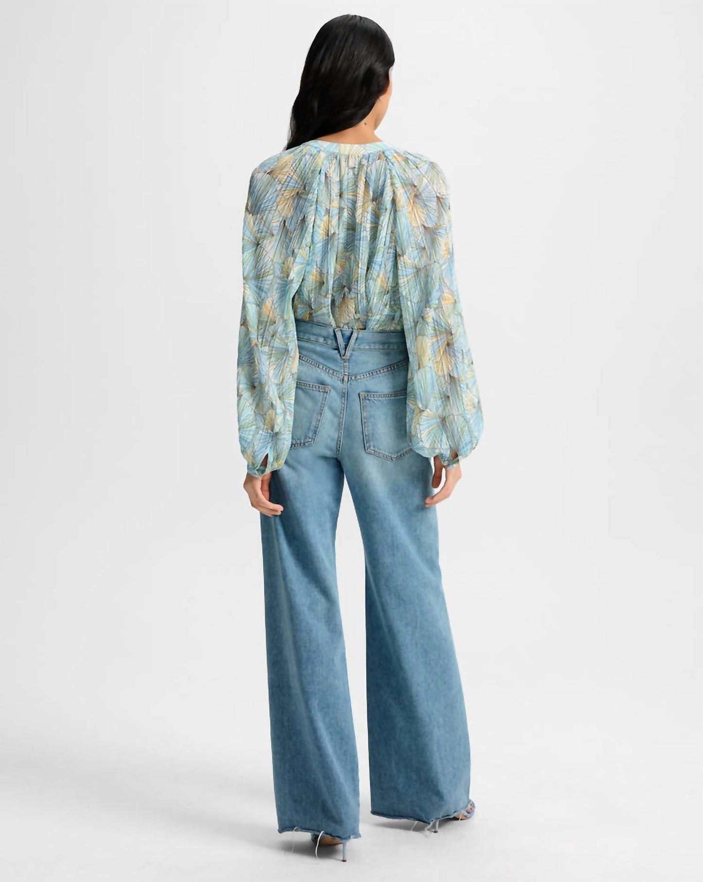 Veronica Beard - Fennel Pleated Button-down Shirt