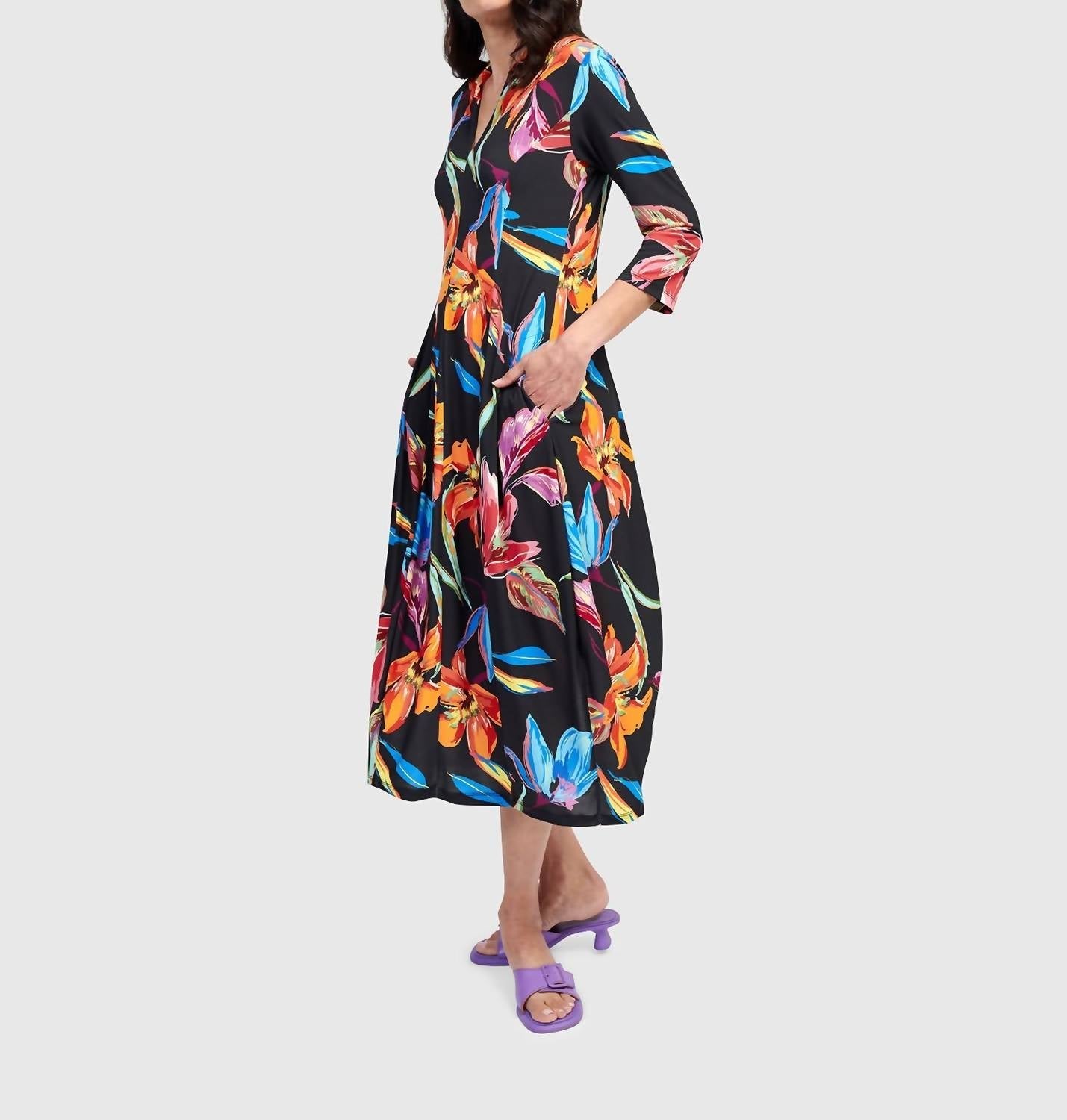 Alembika - Hibiscus Cocoon Dress