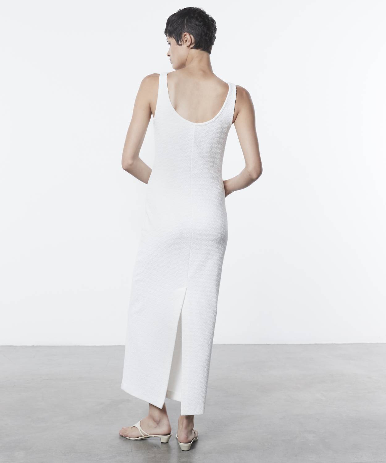 Enza Costa - TEXTURED JACQUARD TANK DRESS
