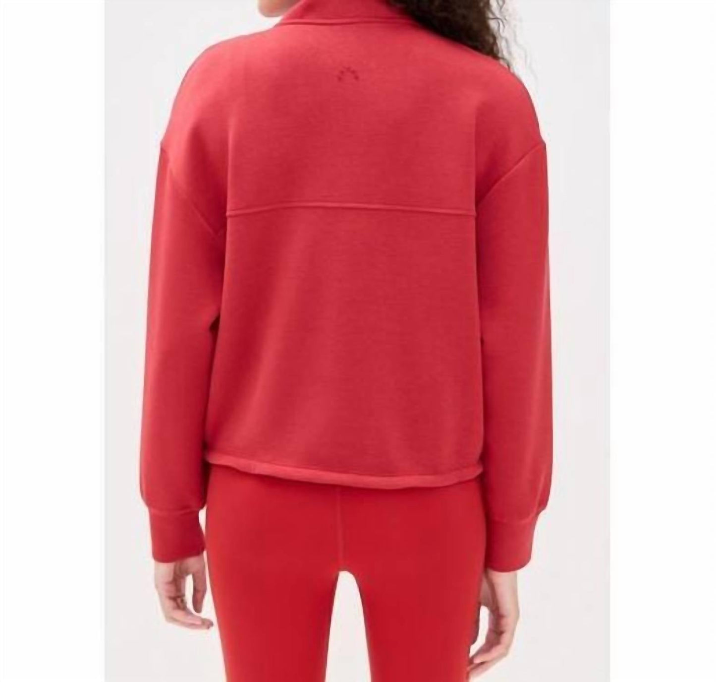 Varley - Sian Cropped Half Zip Top
