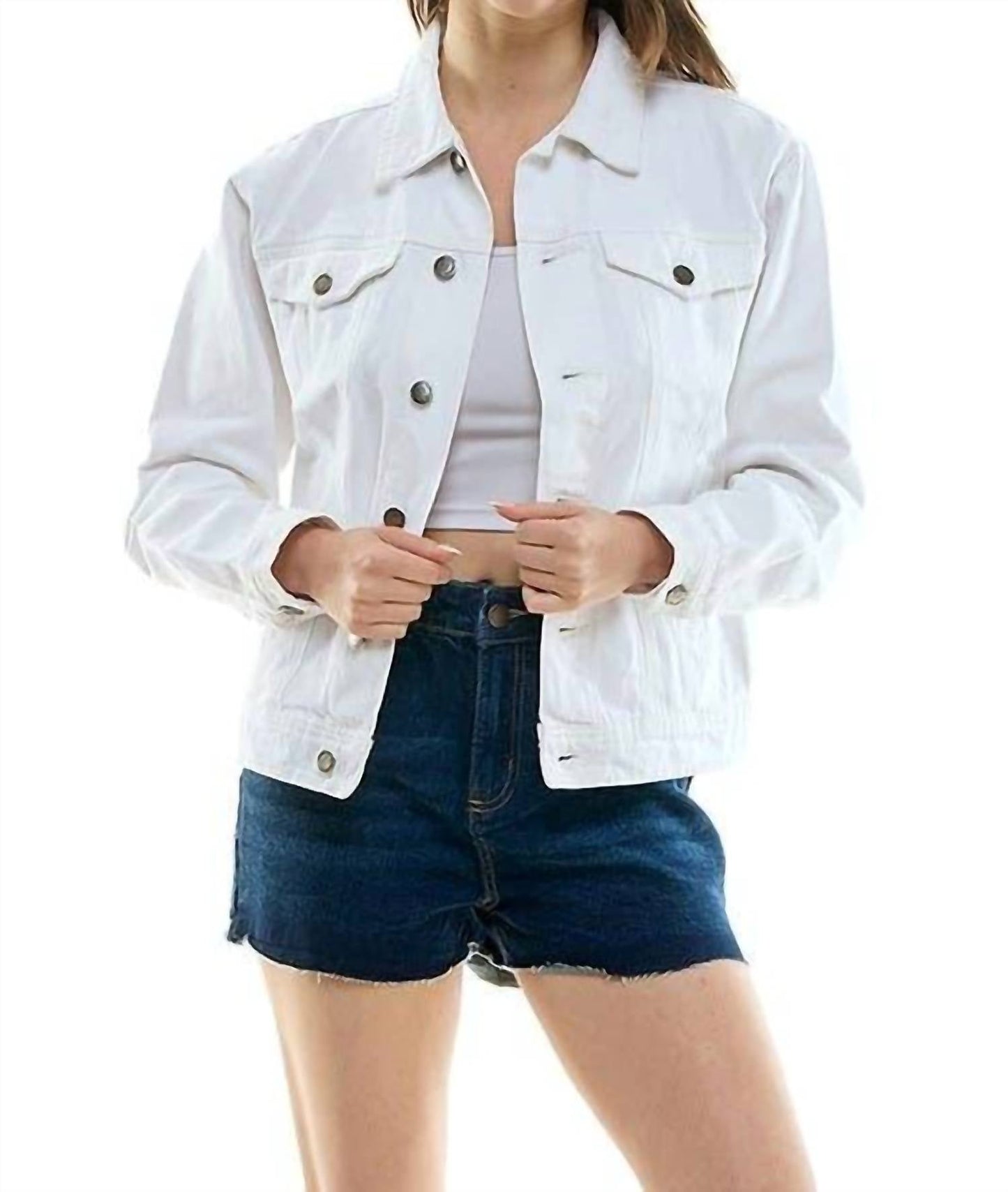 Red Label By Patriate Denim - Cotton Casual Denim Boyfriend Jacket