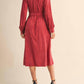 &Merci - Suede Shirt Dress
