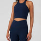 Beyond Yoga - Women's Spacedye Focus Cropped Tank