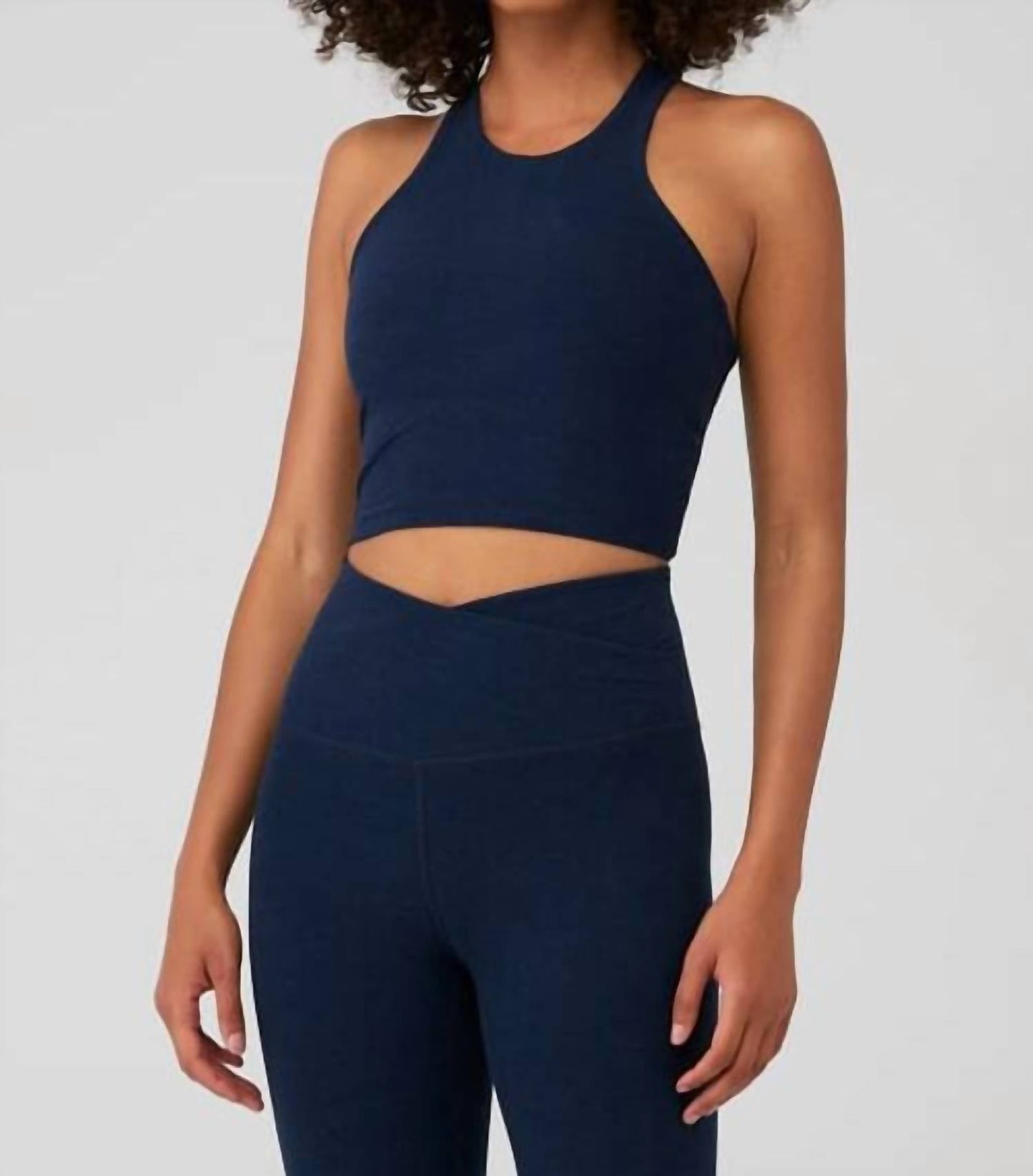 Beyond Yoga - Women's Spacedye Focus Cropped Tank