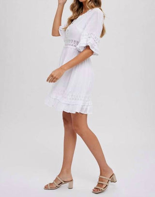 Bluivy - Women's Camille V Neck Lace Dress