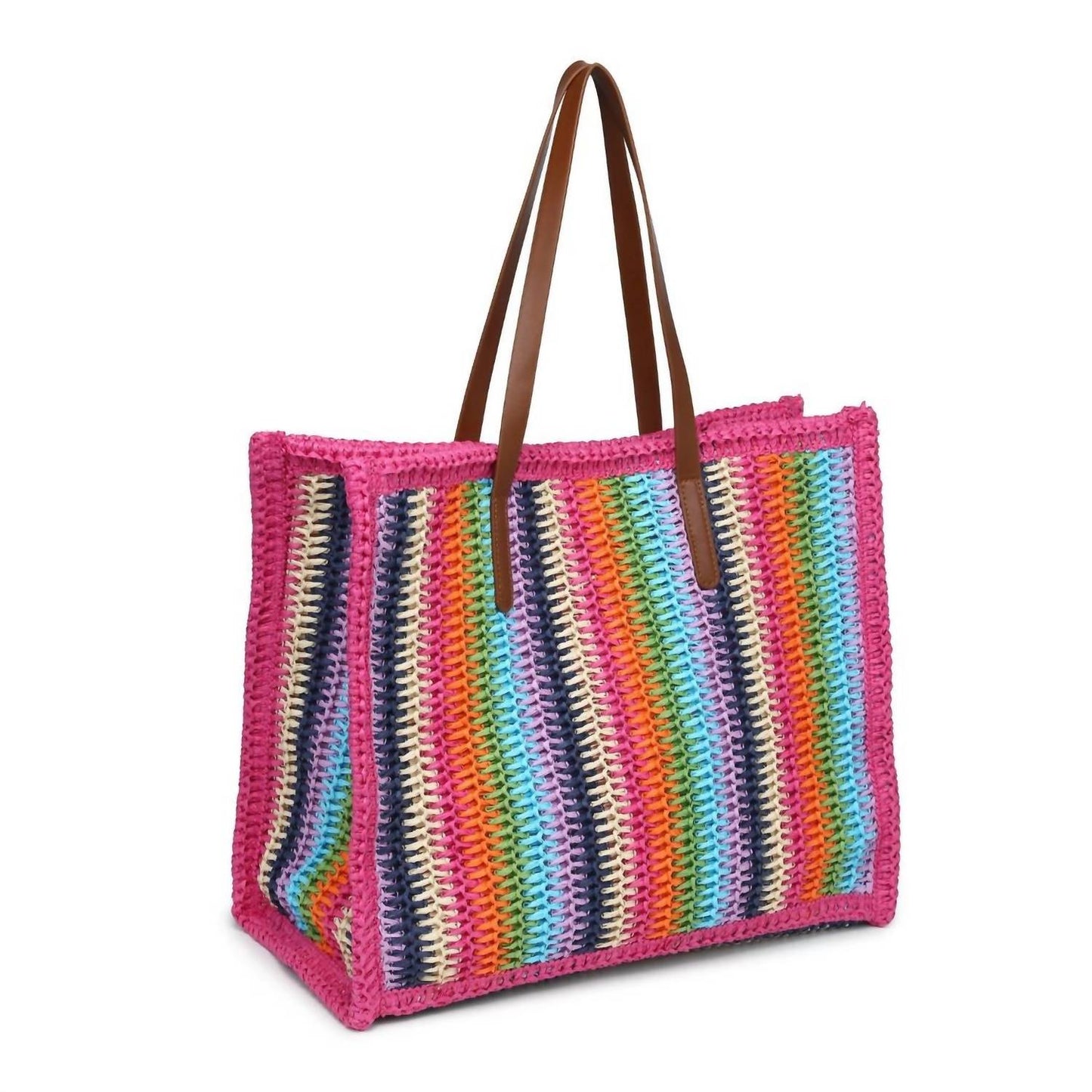 Urban Expressions - Women's Candi Stripe Tote Bag