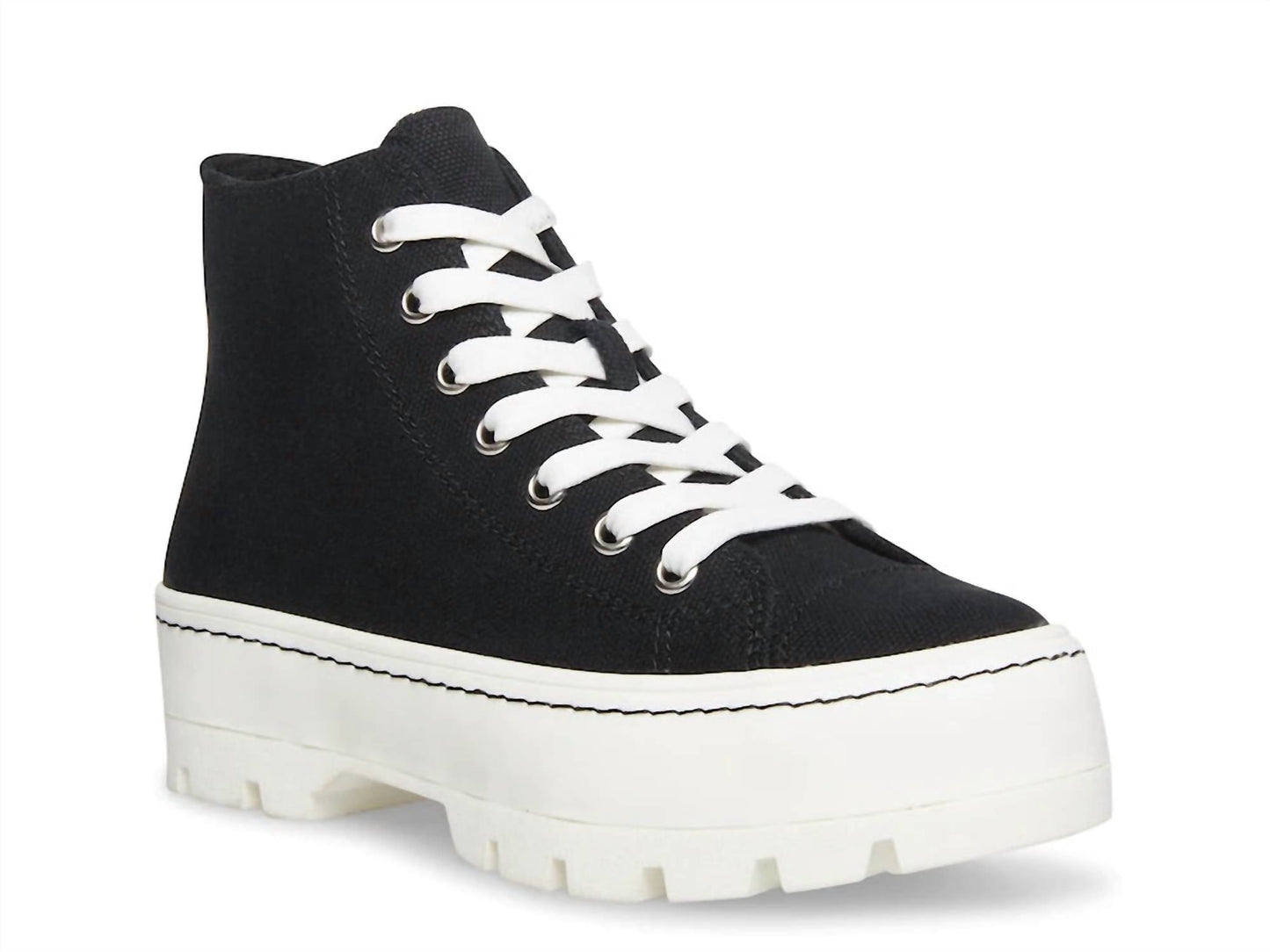 Steve Madden - Girl's Platform Canvas High Top Sneaker