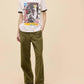 Daydreamer - Elton John 1973 Pop Art Oversized Ringer Tee