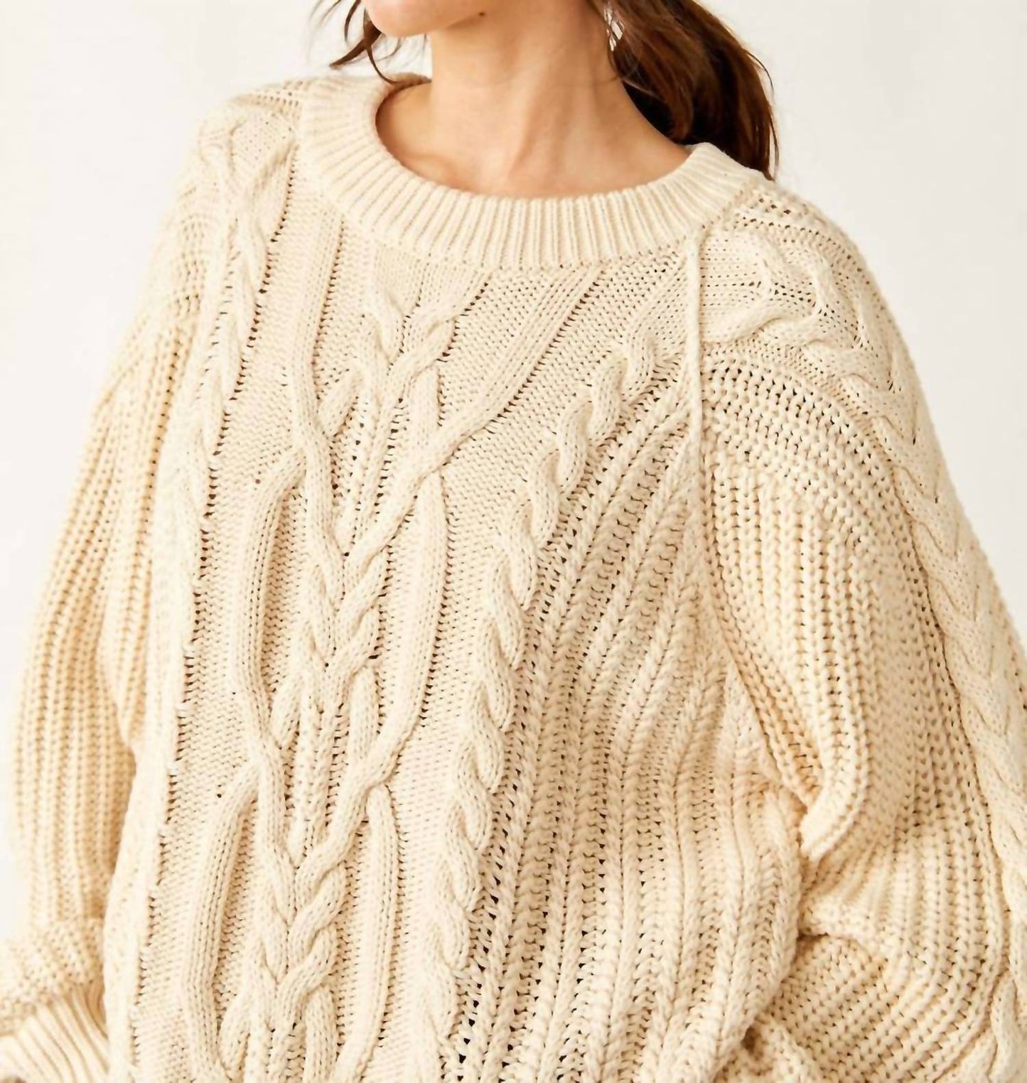Free People - Frankie Cable Sweater